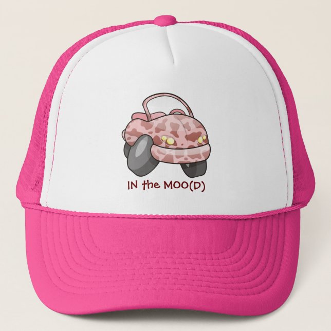 Moo Car Trucker Hat (Front)