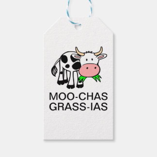 Moo-chas Grass-ias (Thank You) Gift Tag