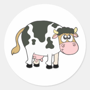 Moo Classic Round Sticker