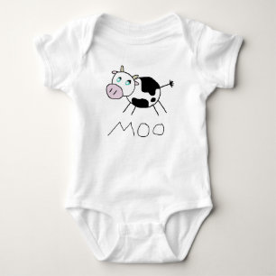 Moo Cow Baby Bodysuit