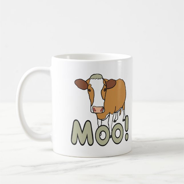 Moo Cow Coffee Mug (Left)