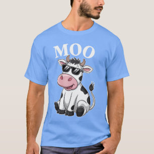 Moo Cow Funny Farmer Cow For Men Women Boys And Gi T-Shirt
