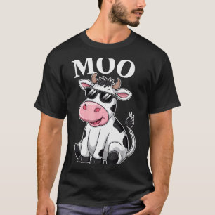 Moo Cow - Funny Farmer Cow For Men Women Kids Boys T-Shirt