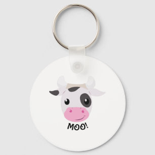 Moo Cow Key Ring