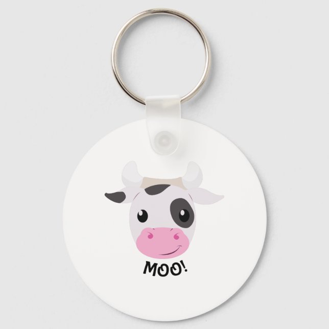 Moo Cow Key Ring (Front)