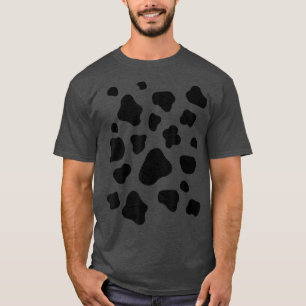 Moo Cow Print Pattern Animal Halloween Costume Cow T-Shirt
