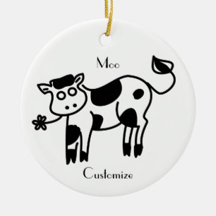 Moo Cow Thunder_Cove Ceramic Tree Decoration