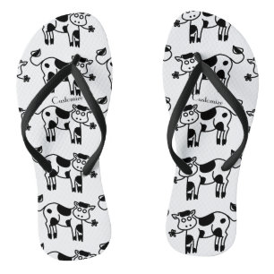 Moo Cow Thunder_Cove Flip Flops