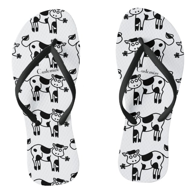 Moo Cow Thunder_Cove  Flip Flops (Footbed)