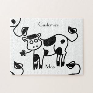 Moo Cow Thunder_Cove Jigsaw Puzzle