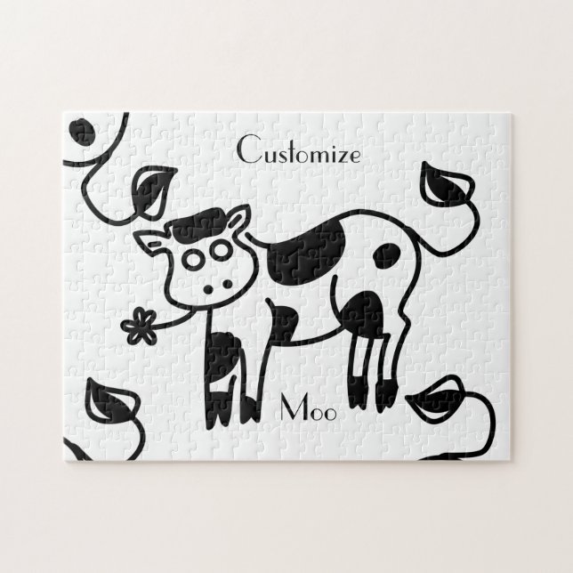 Moo Cow Thunder_Cove  Jigsaw Puzzle (Horizontal)