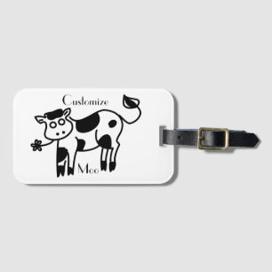 Moo Cow Thunder_Cove  Luggage Tag