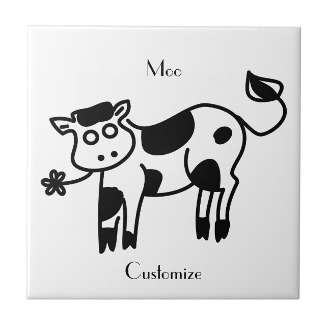 Moo Cow Thunder_Cove  Tile (Front)