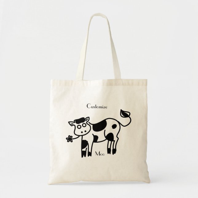 Moo Cow Thunder_Cove  Tote Bag (Front)