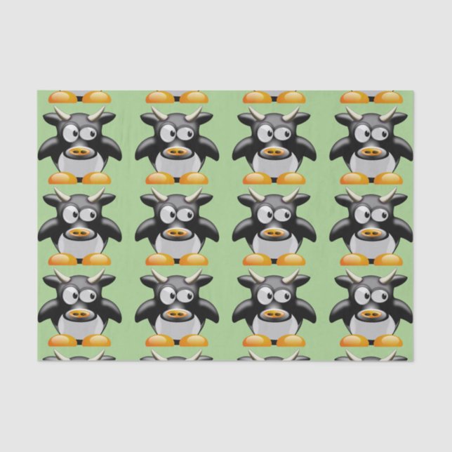 moo cow tissue paper (Front)