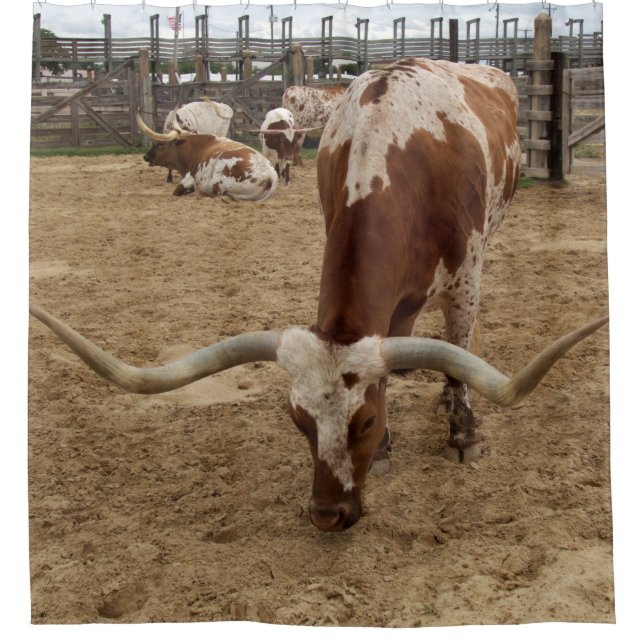 Moo Crew Shower Curtain (Front)