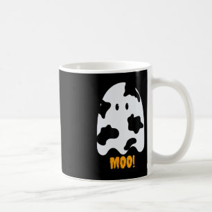 Moo! Cute Fun Cow Print Ghost Halloween Tee Coffee Mug