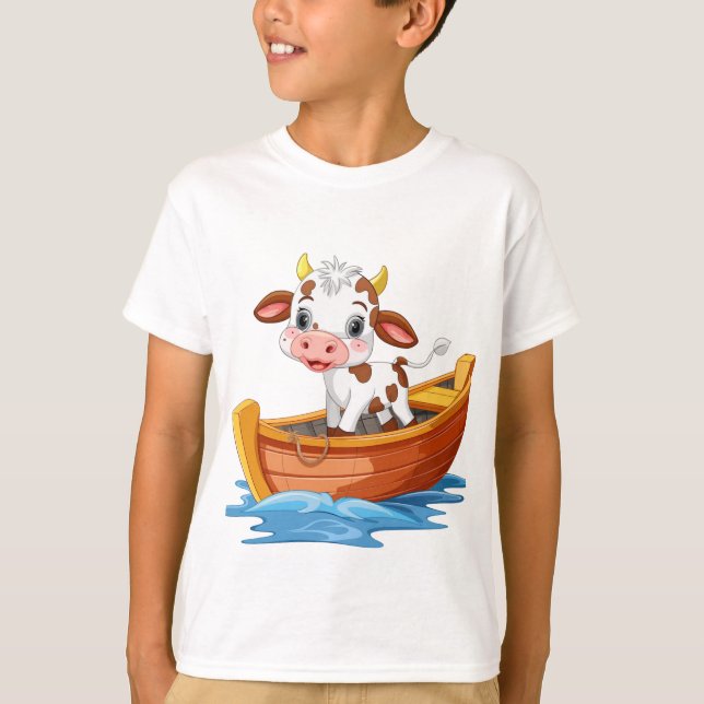 Moo-d for Cuddles – Baby Cow Tee  (Front)