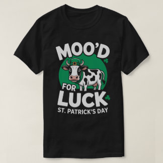 Moo’d for Luck – Funny Cow St. Patrick’s Day Tee