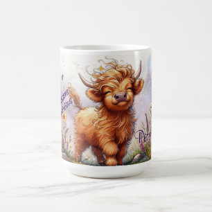 Moo-d Lifting Mug with a Fluffy Highland Friend