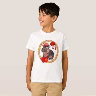Moo Deng, a hippo from Thailand T-Shirt