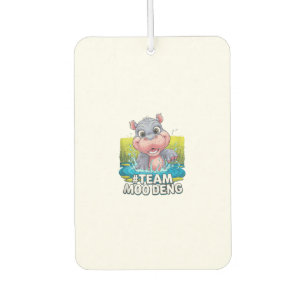 Moo-Deng Baby Pygmy Hippo cute zoo funny Tank Top_ Car Air Freshener