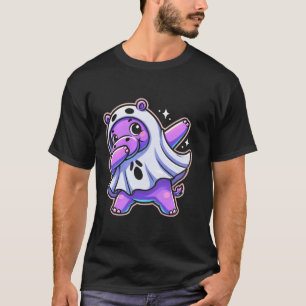 Moo Deng Baby Pygmy Hippo Dabbing Cute Pig Hallowe T-Shirt
