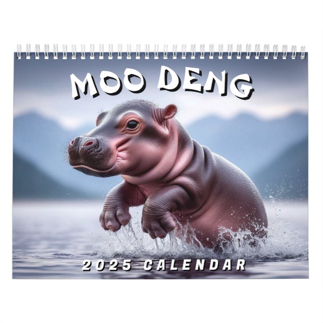Moo Deng Calendar (Cover)