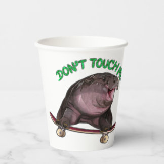 Moo Deng from Thailand Paper Cups