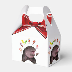 Moo Deng Hippo Favour Box