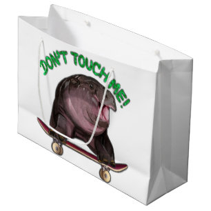 Moo Deng Hippo Large Gift Bag