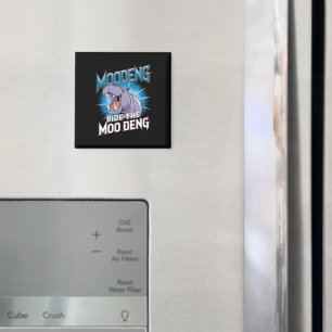 MOO DENG Hippo Ride The MOO DENG Magnet