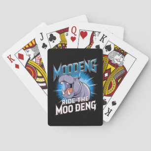 MOO DENG Hippo Ride The MOO DENG Playing Cards