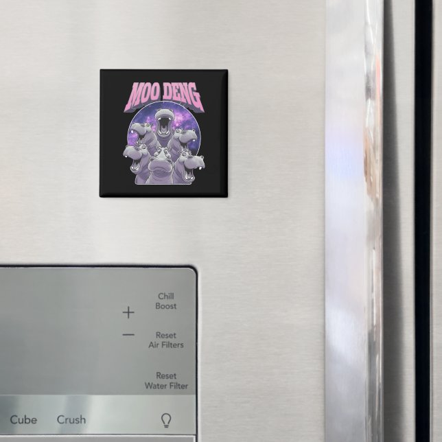 MOO-DENG THE FAMOUS BABY PIGMY HIPPO MOODENG MAGNET (In Situ (Fridge))