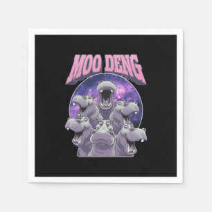 MOO-DENG THE FAMOUS BABY PIGMY HIPPO MOODENG NAPKIN