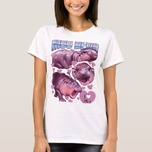 MOO-DENG THE FAMOUS BABY PIGMY HIPPO MOODENG T-Shirt