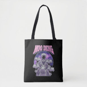 MOO-DENG THE FAMOUS BABY PIGMY HIPPO MOODENG TOTE BAG