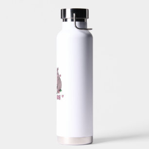 Moo-Deng The Famous Cute Baby Hippopotamus in Thai Water Bottle