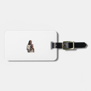 Moo Deng, the Hippo, in Jesus’ Gentle Hold Tank To Luggage Tag