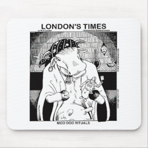 Moo Doo Rituals New Orleans Cow Funny Gifts Mouse Mat