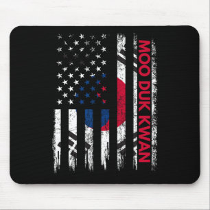 Moo Duk Kwan Karate Martial Arts Training Korean F Mouse Mat