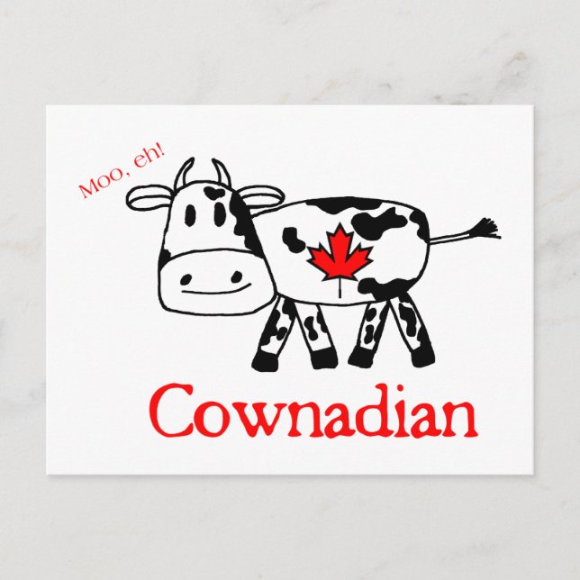 Moo, Eh Postcard (Front)