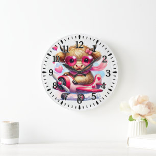 Moo Fun Large Clock