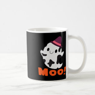 Moo! Funny Cow Ghost Halloween Women Girls Boys  Coffee Mug