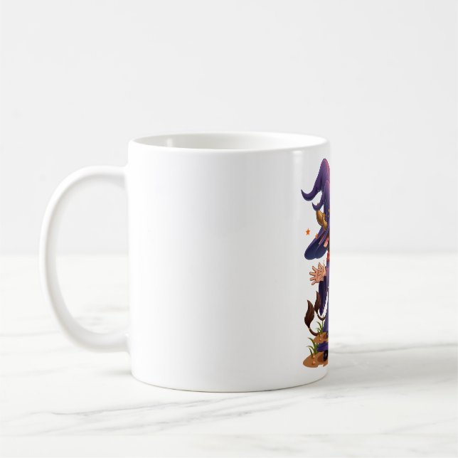 Moo-Gician the Cow Sorcerer Coffee Mug (Left)