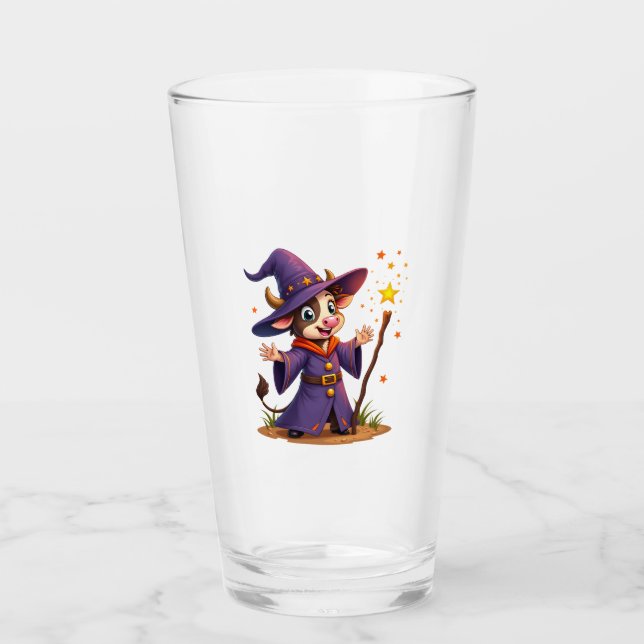 Moo-Gician the Cow Sorcerer Glass (Front)