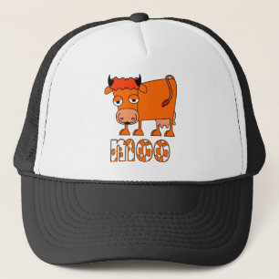 Moo - Ginger Cow Trucker Hat