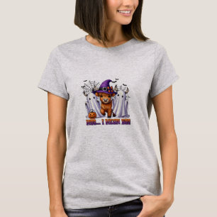 Moo I Mean Boo Halloween Cows T-Shirt
