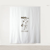Moo I'm A Goat Funny Graphic Giraffe Vintage