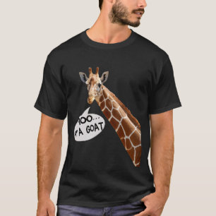 Moo I'm A Goat Giraffe men women kids who love Gi T-Shirt
